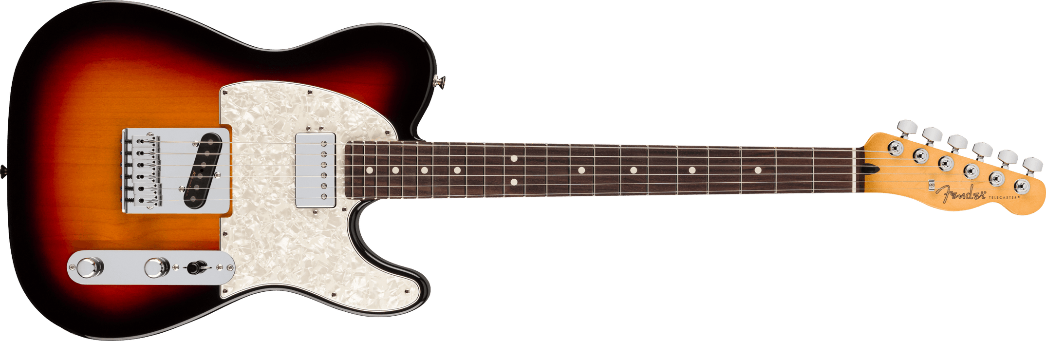 Fender Player II Modified Telecaster® SH, Rosewood Fingerboard, 3 Tone Sunburst w/Gig Bag