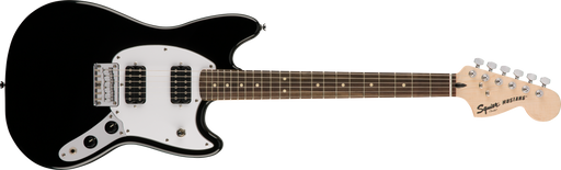 Fender Squier Bullet® Mustang® HH, Laurel Fingerboard, Black 24" Short Scale - Guitar Warehouse