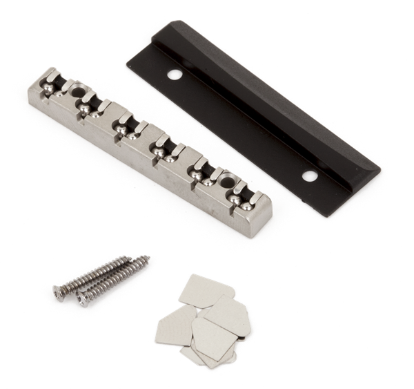 Fender® LSR Roller Nut Assembly (Brushed Chrome)