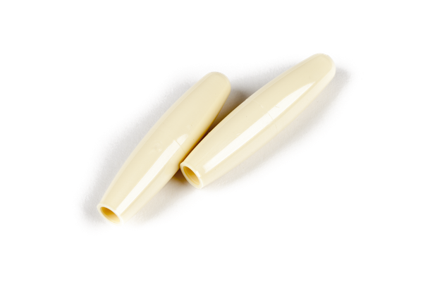 Fender® Stratocaster® Tremolo Arm Tips, Aged White (Pack of 2)