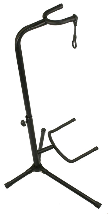 TGI Electric or Acoustic Adjustable Metal Guitar Floor Stand w/Neck Support