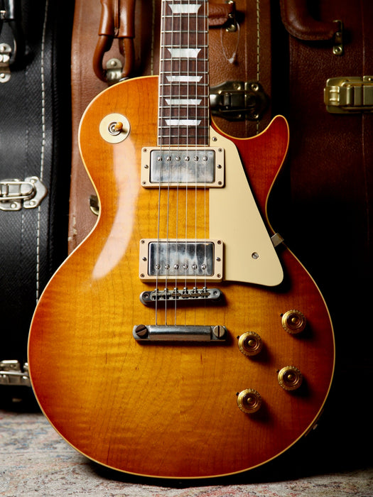 2017 Gibson Les Paul Custom Shop R8 1958 Historic Re-issue - Honey Burst - VOS