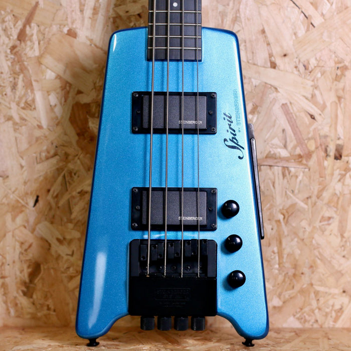 Steinberger Spirit XT-2 Headless Bass Guitar Blue - Pre-owned