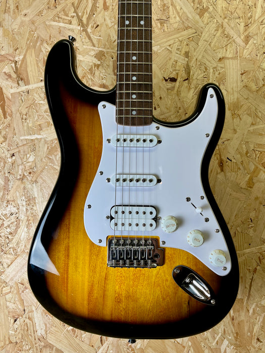 2021 Squier by Fender Stratocaster HSS - 3 Tone Sunburst - Pre-owned