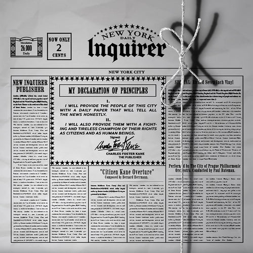 Citizen Kane Soundtrack Vinyl 7 Inch Single (Record Store Day 2021 Exclusive)