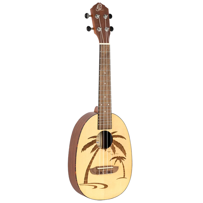 Ortega Bonfire Series Concert Ukulele Spruce/ Sapele Natural - RUPA5