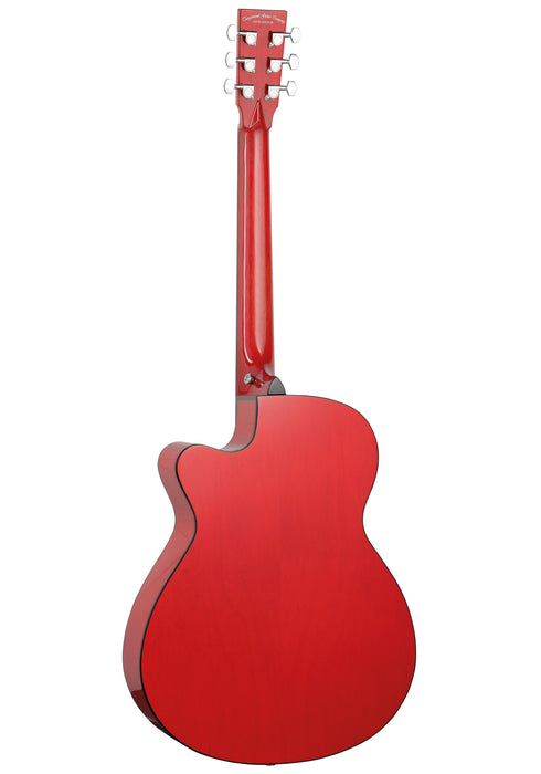 Tanglewood Azure TA4CERD Super Folk Electro Acoustic Shimmer Red