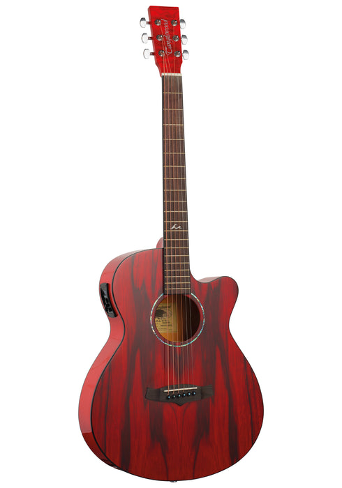 Tanglewood Azure TA4CERD Super Folk Electro Acoustic Shimmer Red