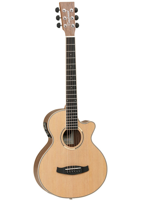 Tanglewood Discovery Folk Travel Mini Electro Acoustic DBT-TCE-BW - Guitar Warehouse
