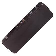 Freestyle Deluxe Hard-Shell Wood Case For Jaguar Style Guitars - Black - Guitar Warehouse