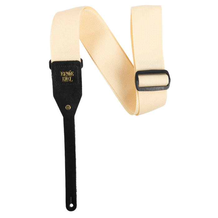ERNIE BALL POLYPRO ACOUSTIC STRAP - CREAM - Guitar Warehouse