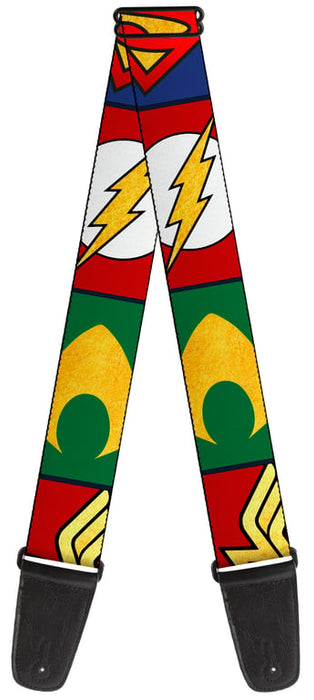 Justice League Comics Superhero Guitar Strap - Buckle Down - Made in USA - Guitar Warehouse