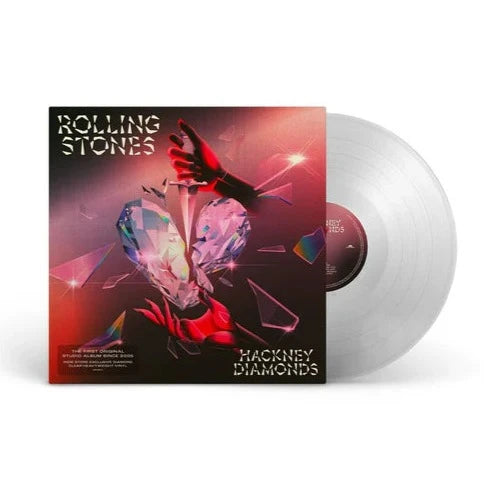 Hackney Diamonds by The Rolling Stones Diamond Clear Vinyl / 12" Album - Indie Store Exclusive