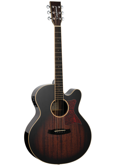 Tanglewood Winterleaf Super Jumbo Black - Autumn Vintage Burst Electro Acoustic TW4-E-SJ-AVB - Guitar Warehouse