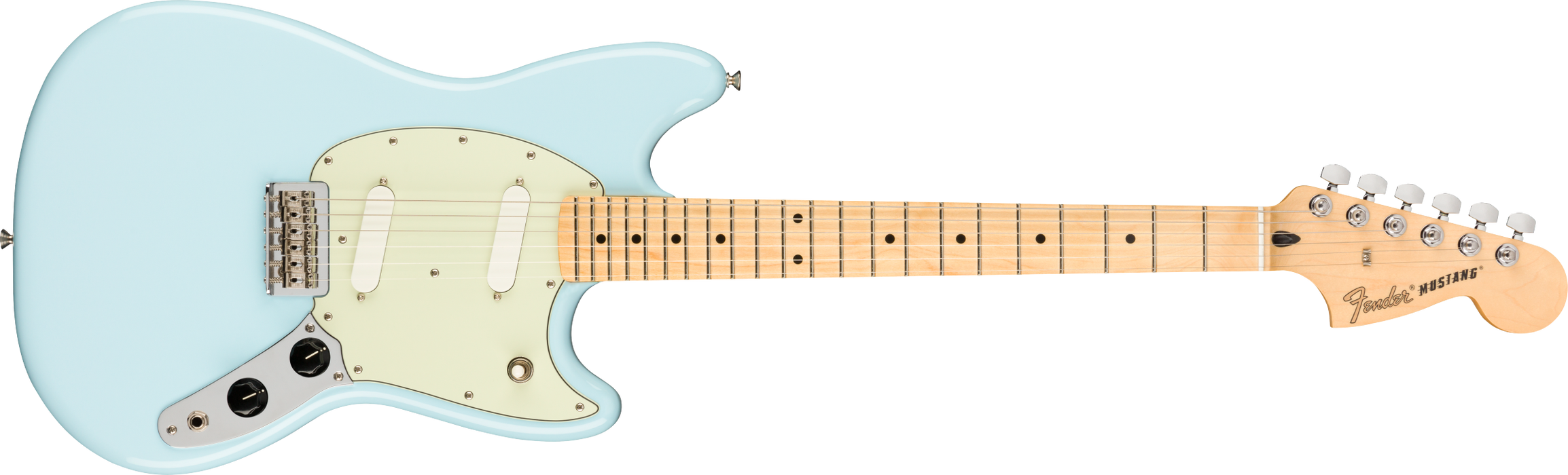 Fender Player Mustang®, Maple Fingerboard, Sonic Blue - Guitar Warehouse