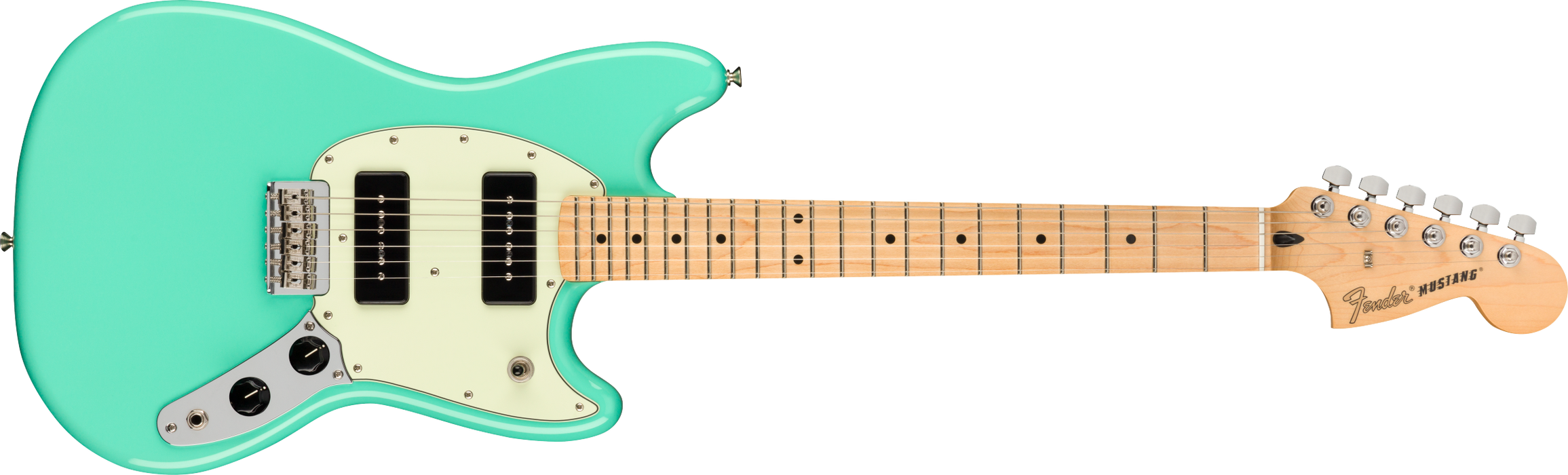 Fender Player Mustang® 90, Maple Fingerboard, Seafoam Green - Guitar Warehouse
