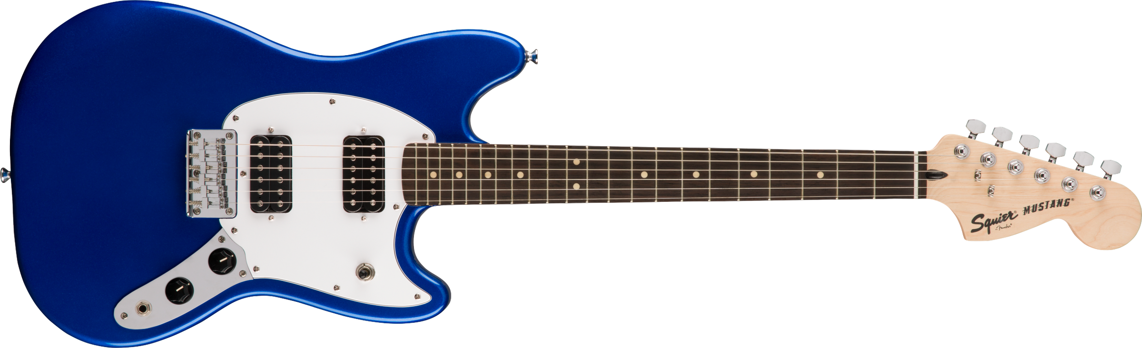Fender Squier Bullet® Mustang® HH, Laurel Fingerboard, Imperial Blue - Guitar Warehouse