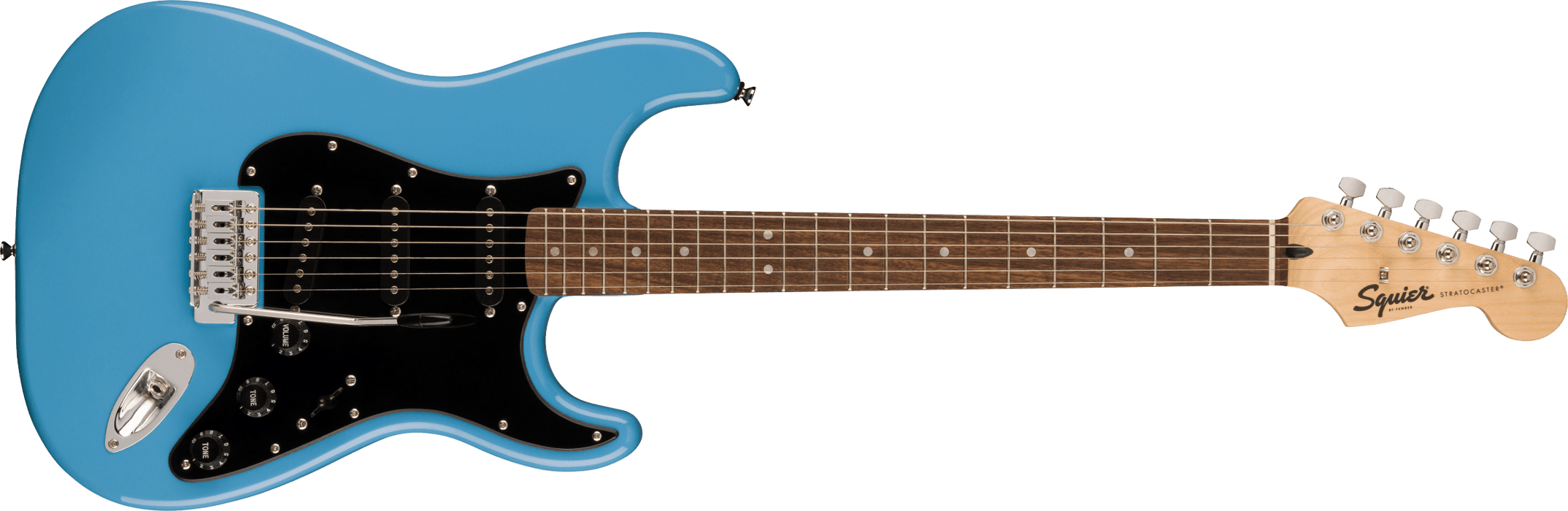 Fender Squier Sonic™ Stratocaster®, Laurel Fingerboard, Black Pickguard, California Blue - Guitar Warehouse