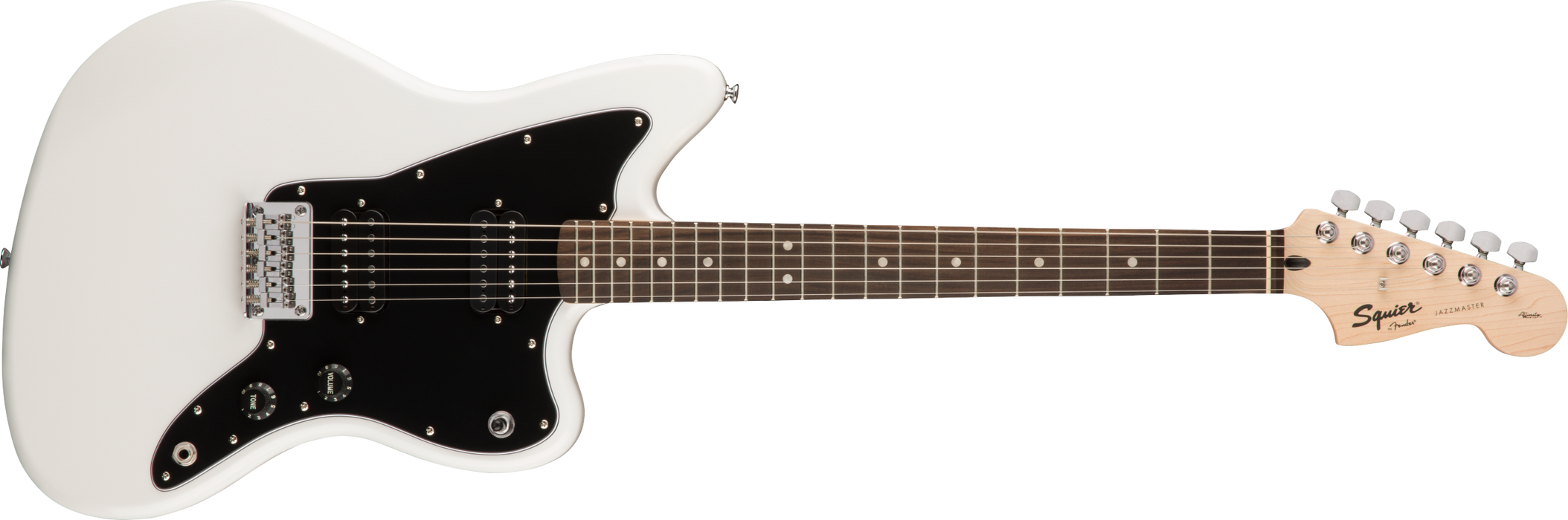Fender Squier Affinity Series™ Jazzmaster® HH, Laurel Fingerboard, Arctic White - Guitar Warehouse
