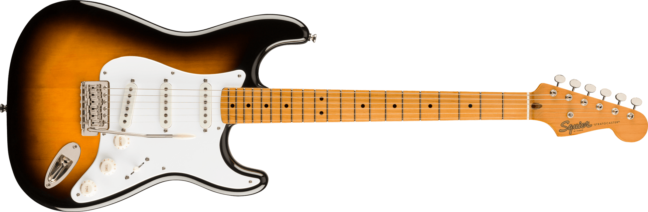 Fender Squier Classic Vibe '50s Stratocaster®, Maple Fingerboard, 2-Colour Sunburst - Guitar Warehouse