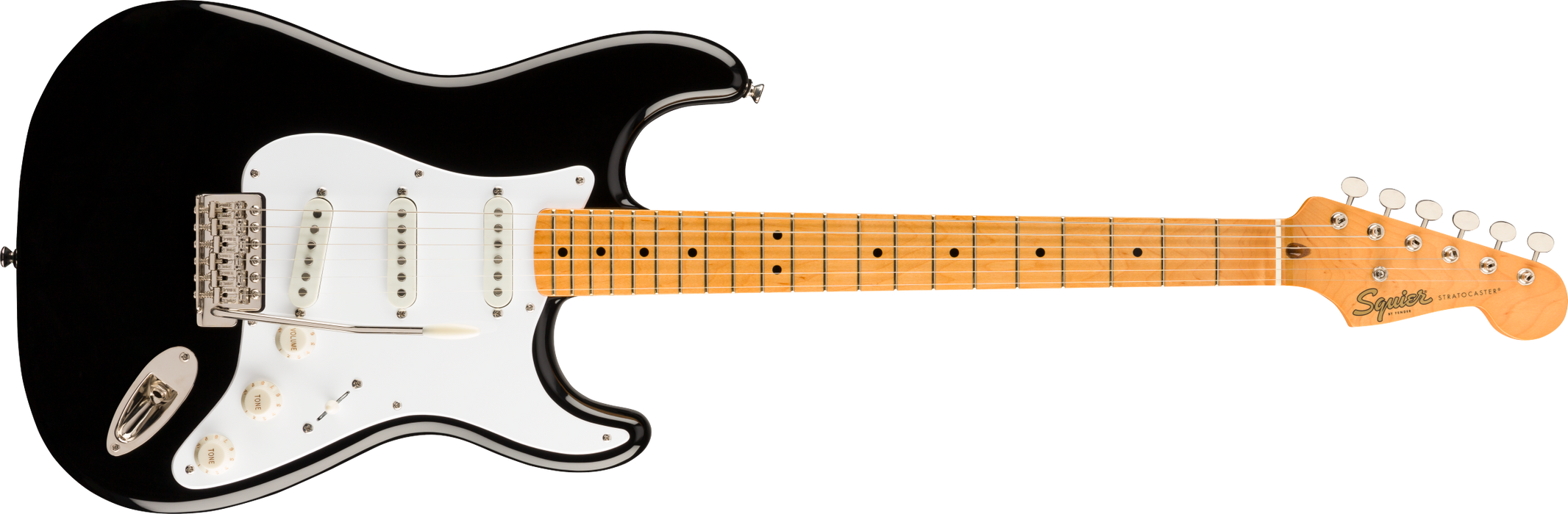 Squier Classic Vibe '50s Stratocaster®, Maple Fingerboard, Black - Guitar Warehouse