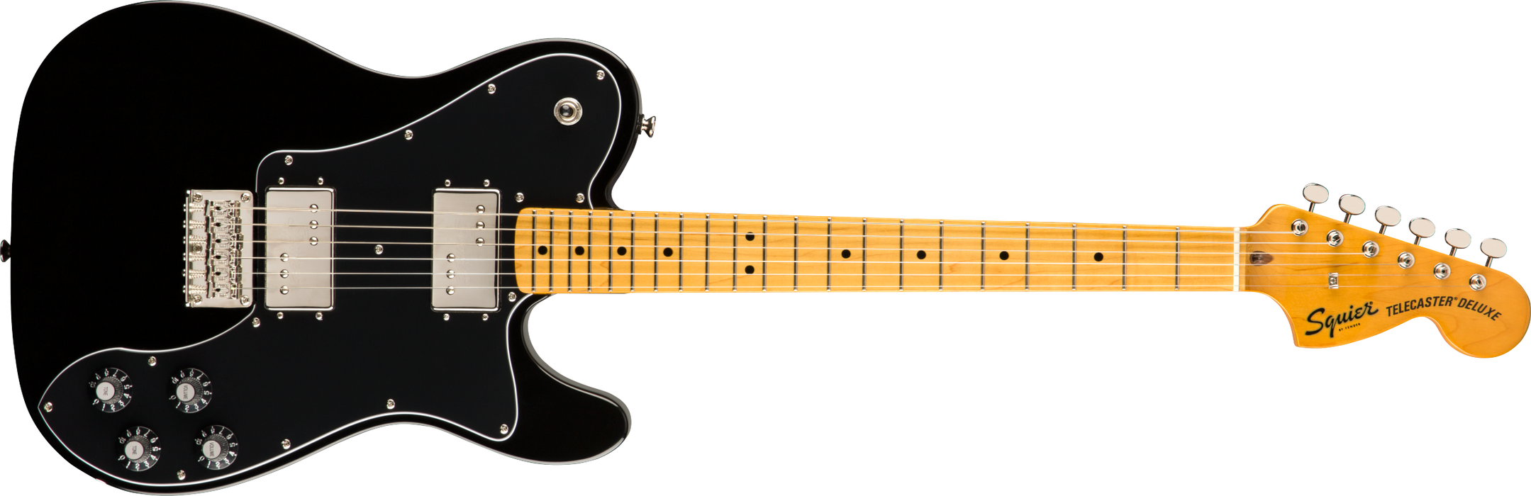 Fender Squier Classic Vibe '70s Telecaster® Deluxe, Maple Fingerboard, Black - Guitar Warehouse