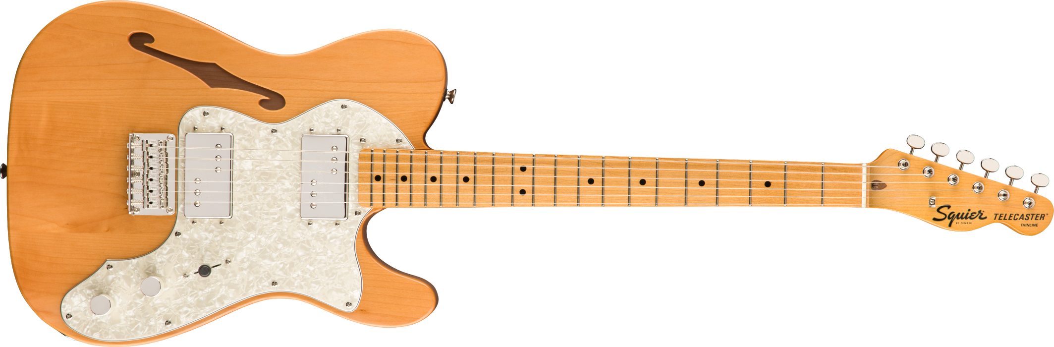 Fender Squier Classic Vibe '70s Telecaster® Thinline, Maple Fingerboard, Natural - Guitar Warehouse