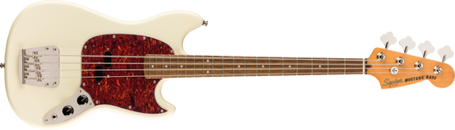Fender Squier Player Classic Vibe '60s Mustang® Bass - Olympic White *Includes Deluxe Setup! - Guitar Warehouse