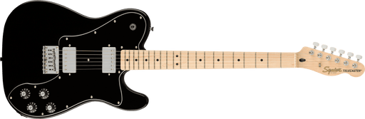 Fender Squier Affinity Series™ Telecaster® Deluxe, Maple Fingerboard, Black Pickguard, Black - Guitar Warehouse