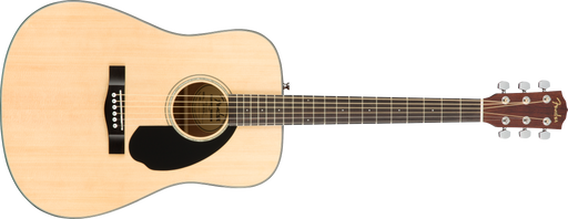 Fender CD-60S Dreadnought Acoustic Guitar, Walnut Fingerboard, Natural - Guitar Warehouse