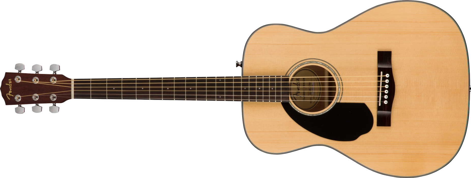 Fender CC-60S Acoustic Concert Left Handed, Walnut Fingerboard, Natural - Guitar Warehouse