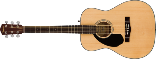 Fender CC-60S Acoustic Concert Left Handed, Walnut Fingerboard, Natural - Guitar Warehouse