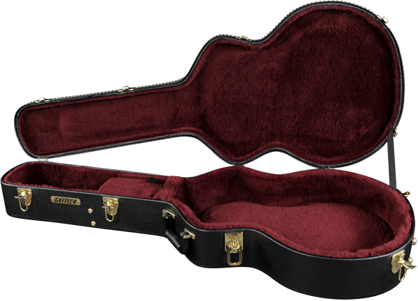 Gretsch G6241 Hollow Body "JR" Hardshell Case, Black - Guitar Warehouse