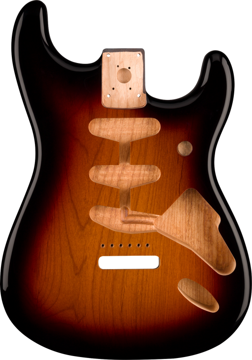 Fender Classic Series 60's Stratocaster® SSS Alder Body Vintage Bridge Mount, 3-Color Sunburst - Guitar Warehouse