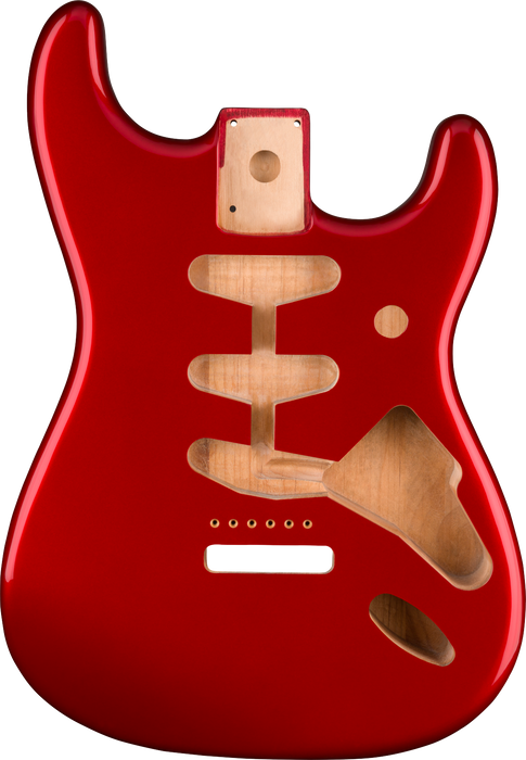 Fender Classic Series 60's Stratocaster® SSS Alder Body Vintage Bridge Mount, Candy Apple Red - Guitar Warehouse