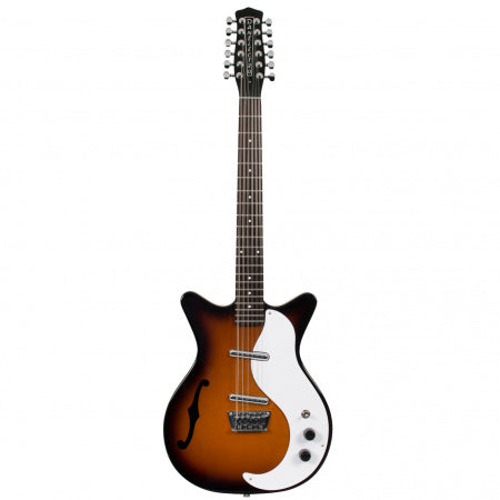 Danelectro DC59TSB-12 Tobacco Sunburst/ F-Hole - Guitar Warehouse