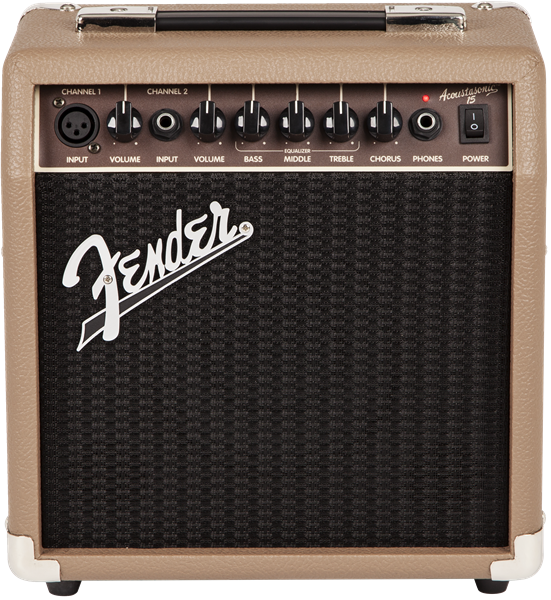 Fender Acoustasonic™ 15, Acoustic Guitar Combo 230V UK DS - Guitar Warehouse