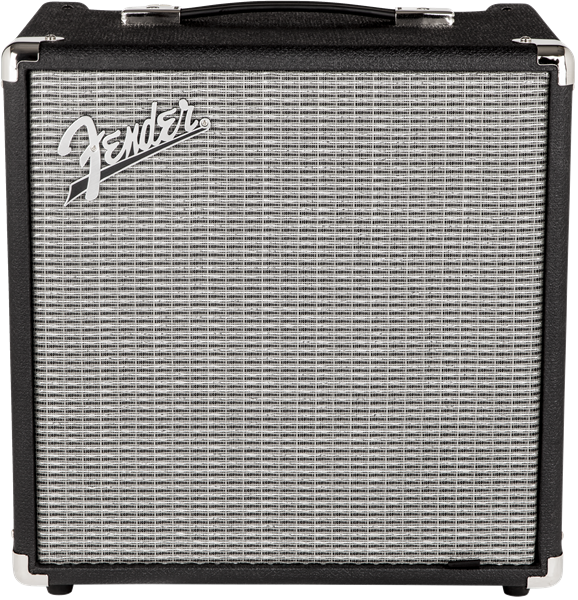 Fender Rumble™ 25 (V3), 230V UK, Black/Silver - Guitar Warehouse