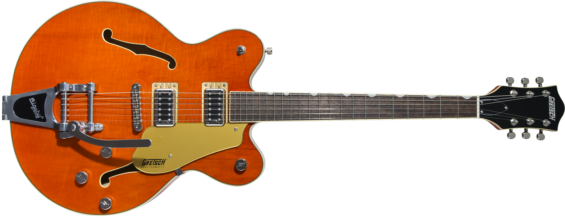 Gretsch G5622T Electromatic® Center Block Double-Cut with Bigsby®, Laurel Fingerboard, Orange Stain - Guitar Warehouse