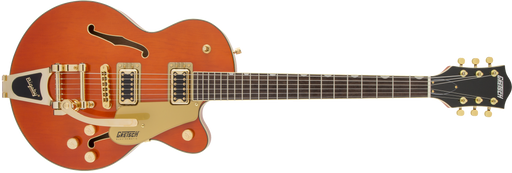 Gretsch G5655TG Electromatic® Center Block Jr. Single-Cut with Bigsby® and Gold Hardware, Laurel Fingerboard, Orange Stain - Guitar Warehouse