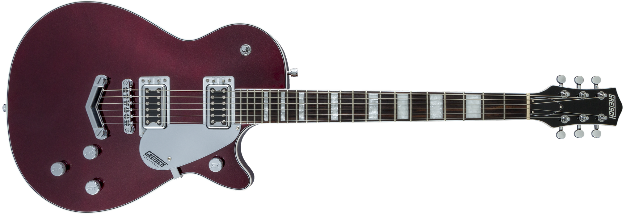 Gretsch G5220 Electromatic® Jet™ Single-Cut With V-Stoptail, Dark Cherry Metallic - Guitar Warehouse