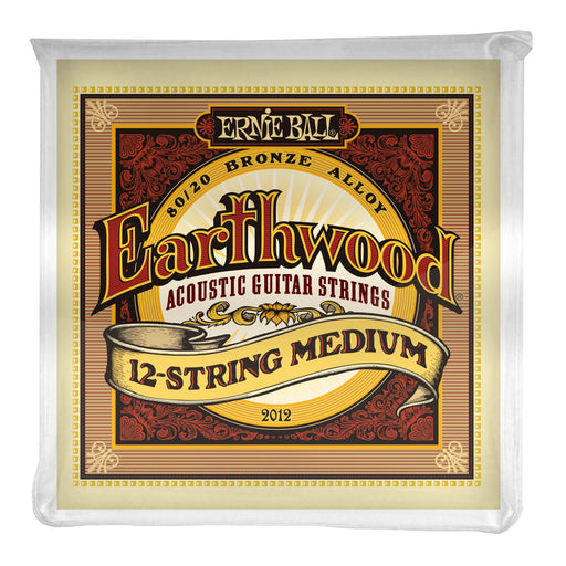 Ernie Ball Earthwood Medium Acoustic Guitar Strings 12-String - Guitar Warehouse