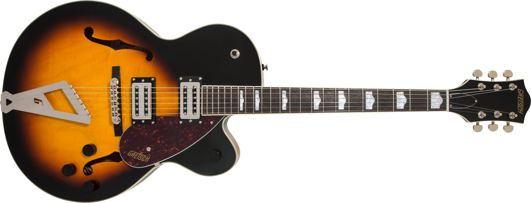 Gretsch G2420 Streamliner™ Hollow Body With Chromatic II, Laurel Fingerboard, Broad'tron™ Pickups, Aged Brooklyn Burst - Guitar Warehouse
