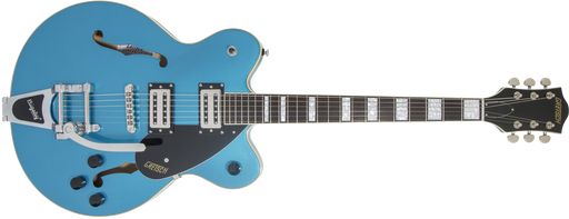 Gretsch G2622T Streamliner™ Center Block Double-Cut with Bigsby®, Laurel Fingerboard, Broad'Tron™ BT-2S Pickups, Riviera Blue - Guitar Warehouse