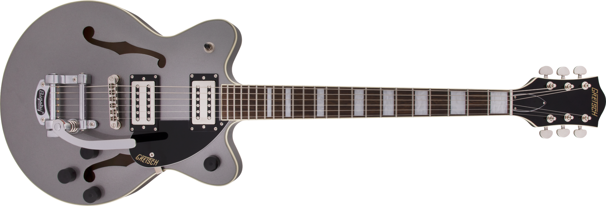 Gretsch G2655T Streamliner™ Center Block Jr. with Bigsby®, Broad'Tron™ BT-2S Pickups, Laurel Fingerboard, Phantom Metallic *SETUP PRICE - Guitar Warehouse