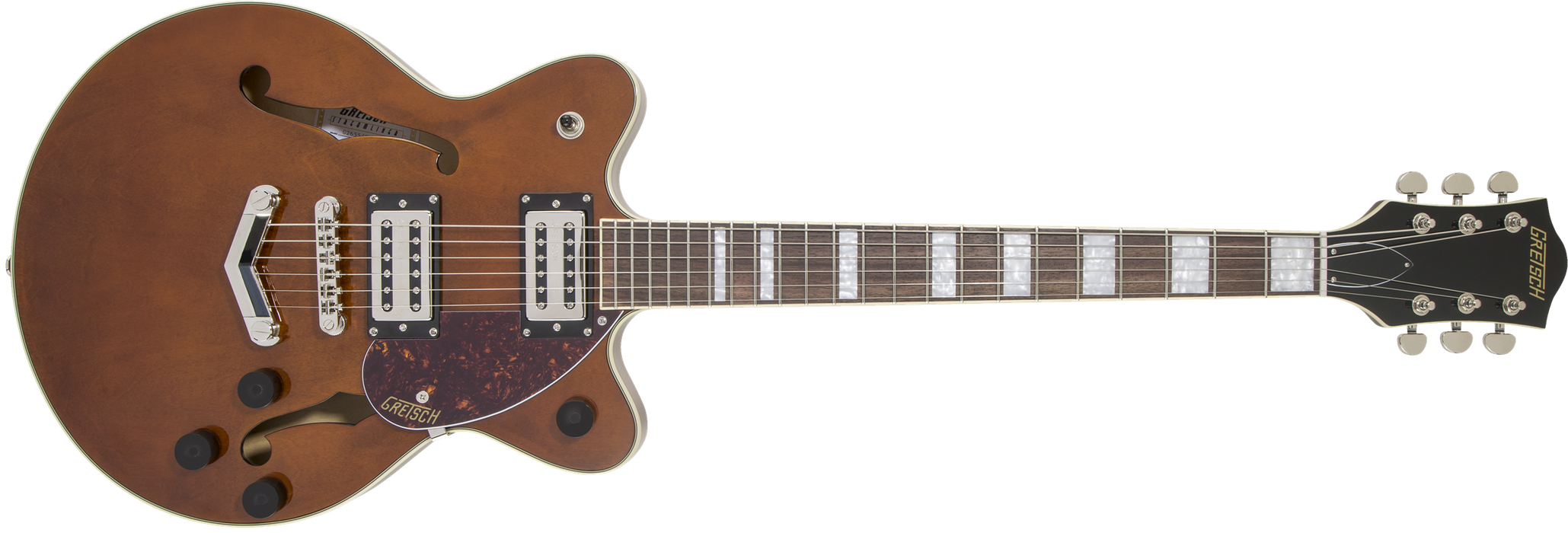 Gretsch G2655 Streamliner™ Center Block Jr. Double-Cut with V-Stoptail, Laurel Fingerboard, Single Barrel Stain *SETUP PRICE - Guitar Warehouse