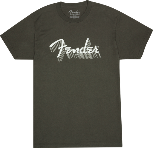Fender® Reflective Ink T-Shirt, Charcoal - Guitar Warehouse