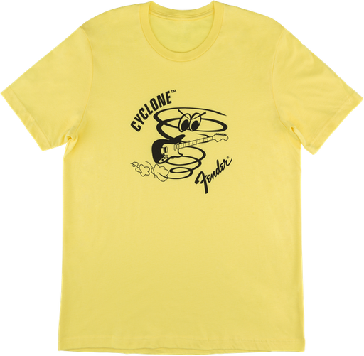 Fender® Cyclone T-Shirt, Yellow - Guitar Warehouse