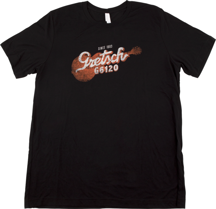 Gretsch® G6120 T-Shirt, Black - Guitar Warehouse