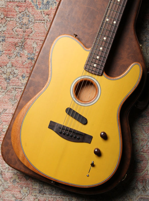 Fender Acoustasonic® Player Telecaster®, Rosewood Fingerboard, Butterscotch Blonde - Guitar Warehouse